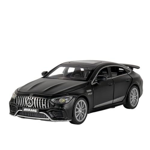 GUOLAIXIANG Exquisites Modell 1:32 Für AMG GT63 Automodell Pull Back Autospielzeug Mit Sound Und Licht Zinklegierung Karosserie(Black) von GUOLAIXIANG