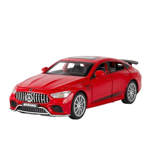 GUOLAIXIANG Exquisites Modell 1:32 Für AMG GT63 Automodell Pull Back Autospielzeug Mit Sound Und Licht Zinklegierung Karosserie(Red) von GUOLAIXIANG