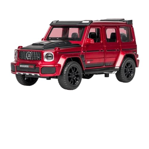 GUOLAIXIANG Exquisites Modell 1:32 Für BARBOS G700 Automodell Pull Back Autospielzeug Mit Sound Und Licht Zinklegierung Karosserie(Red) von GUOLAIXIANG