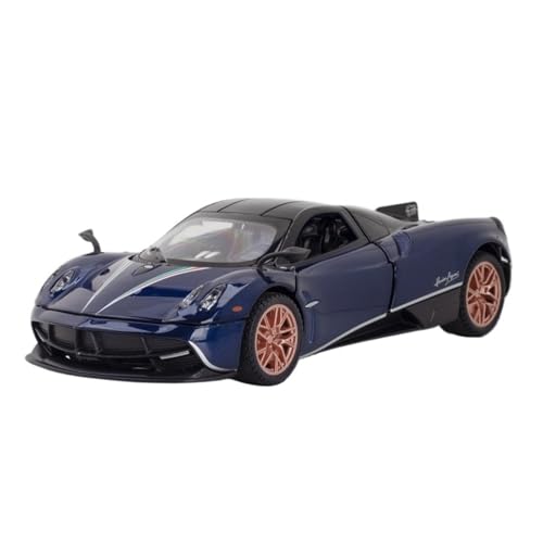 GUOLAIXIANG Exquisites Modell 1:32 Für Pagani DINASTIA Automodell Pull Back Autospielzeug Mit Sound Und Licht Zinklegierung Karosserie(Blue) von GUOLAIXIANG