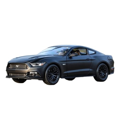 GUOLAIXIANG Für 1:18 Mustang Amerikanischen Muscle Car Simulation Legierung Auto Modell Sammlung Ornamente(Black) von GUOLAIXIANG