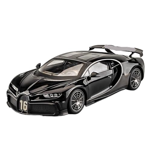 GUOLAIXIANG Für 1:18 Sportwagen-Modell-Sammlungsornamente Legierungssimulations-Sammlungsmodell-Metallornamente(Black) von GUOLAIXIANG