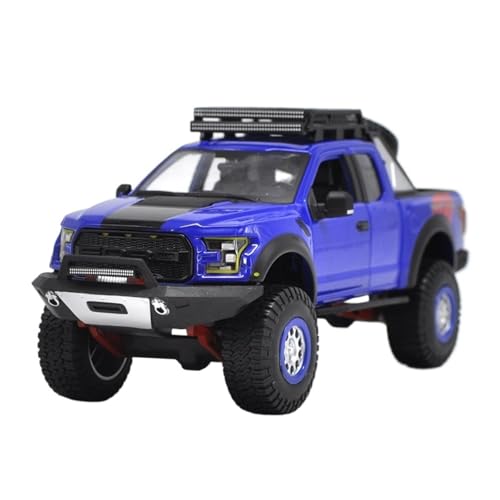 GUOLAIXIANG Für 1:24 2017 F150 Pickup Truck Modifizierte Simulation Legierung Automodellsammlung(Blue) von GUOLAIXIANG