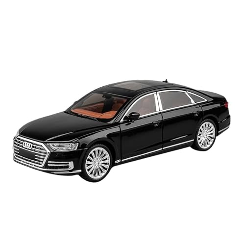 GUOLAIXIANG Für 1:24 A8L Legierung Auto Replik Realistische Auto Modell Sammlung Ornamente(Black) von GUOLAIXIANG