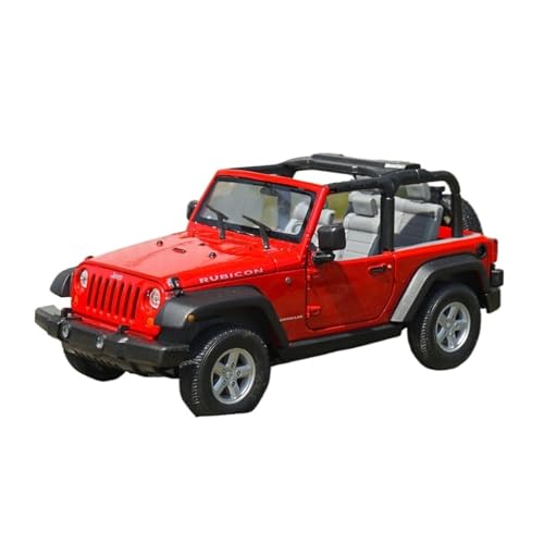 GUOLAIXIANG Für 1:24 Automodell Viertürige Version Geländewagen SUV Legierung Automodell Simulation(Red) von GUOLAIXIANG