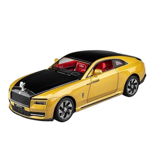 GUOLAIXIANG Für 1:24 Die Glänzende Auto Modell Simulation Legierung Auto Modell Sammlung Ornamente(Gold) von GUOLAIXIANG