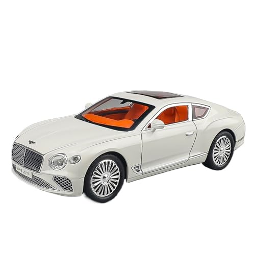 GUOLAIXIANG Für 1:24 GT Auto Replik Realistische Sport Auto Legierung Auto Modell Ornamente Sammlung(White) von GUOLAIXIANG