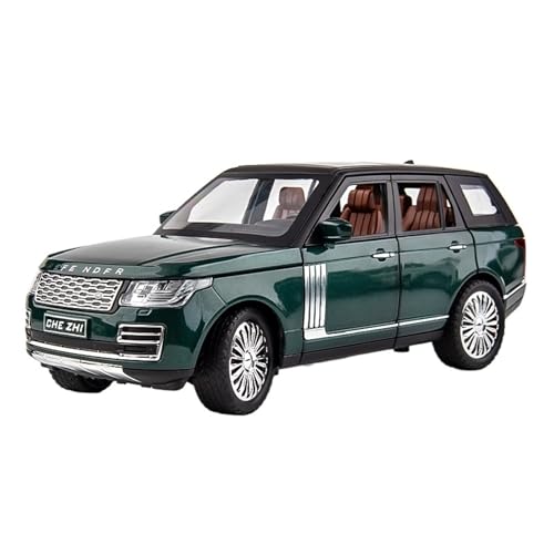 GUOLAIXIANG Für 1:24 Range Executive Extended Edition Automodell Legierung Simulation Geländewagen Modell Ornamente(Green) von GUOLAIXIANG