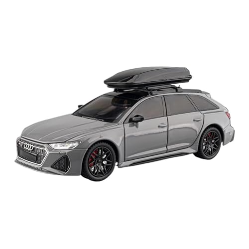 GUOLAIXIANG Für 1:24 Rs6 Auto Nachahmung Real Wagon A6 Auto Modell Legierung Sport Auto Sammlung(Gray) von GUOLAIXIANG