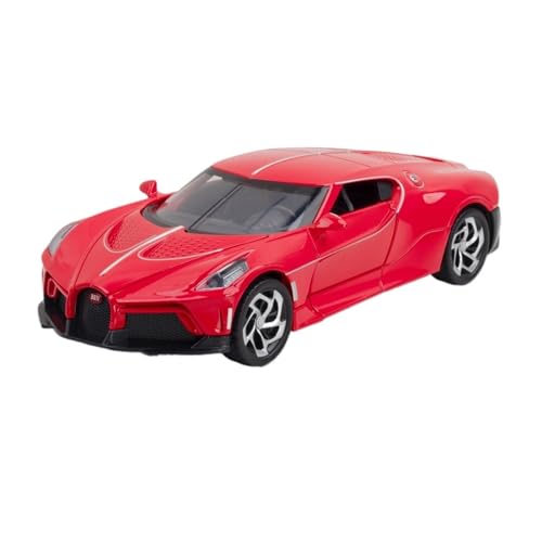 GUOLAIXIANG Für 1:24 Simulation Bugatti Noctimo Di Noctimo Legierung Auto Modell Ornamente(Red) von GUOLAIXIANG