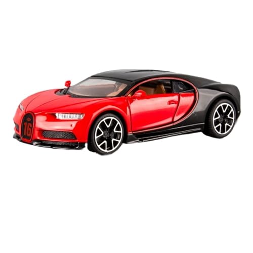 GUOLAIXIANG Für 1:32 Supercar-Automodell-Simulationslegierung, regeneratives Auto Kleinwagen-Modellsammlung, Ornament(Red) von GUOLAIXIANG