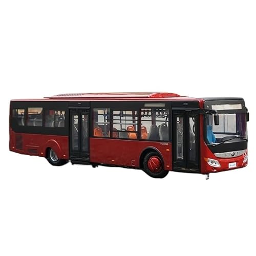 GUOLAIXIANG Für 1:42 Luxus Tourist Bus Modell Auto Modell Ornamente Sammlung(Red) von GUOLAIXIANG