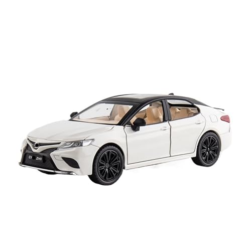 GUOLAIXIANG Für 2021 Camry Auto Modell 1:24 Legierung Simulation Limousine Auto Modell Realistische Ausstellung Sammlung Ornament(White) von GUOLAIXIANG