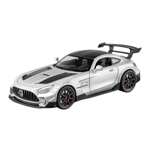 GUOLAIXIANG Für AMG GTR Sportwagen 1:22 Legierung Simulation Auto Modell Sammlung Ornament Spielzeug Rebound Auto Metall Modell(White) von GUOLAIXIANG