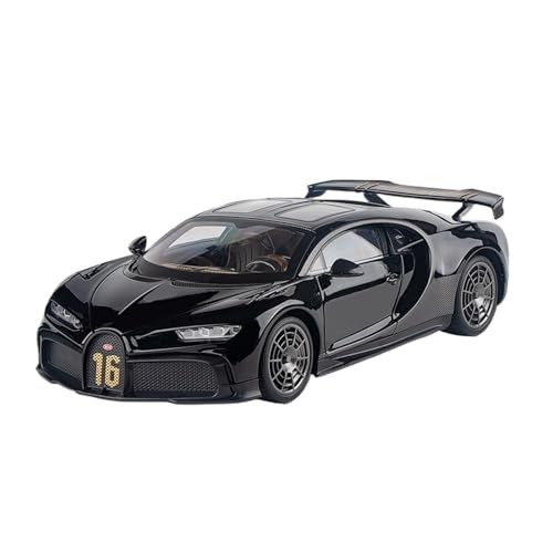 GUOLAIXIANG Für Chiron 1:18 Legierung Auto Replik Echtes Auto Modell Super Sport Auto(Black) von GUOLAIXIANG