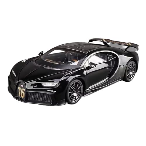 GUOLAIXIANG Für Chiron Legierung Auto Modell Simulation Sport Auto Modell Sammlung Ornamente(Black) von GUOLAIXIANG