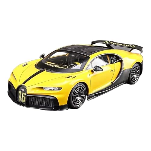 GUOLAIXIANG Für Chiron Legierung Auto Modell Simulation Sport Auto Modell Sammlung Ornamente(Yellow) von GUOLAIXIANG