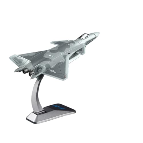 GUOLAIXIANG Für Echtes J-20-Flugzeugmodell, Legierung, J20-Kampfflugzeug, Simulationsflugzeugmodell, Ornamentsammlung(J-20-1:100) von GUOLAIXIANG