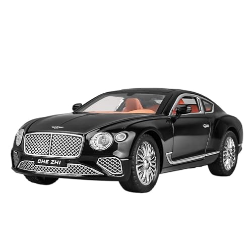 GUOLAIXIANG Für Europäische Legierung Auto 1:24 Auto Modell Ornament Simulierte Metall Limousine Legierung Modell Metall Ornament(Black) von GUOLAIXIANG