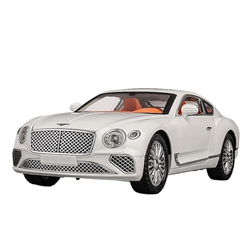 GUOLAIXIANG Für Europäische Legierung Auto 1:24 Auto Modell Ornament Simulierte Metall Limousine Legierung Modell Metall Ornament(White) von GUOLAIXIANG