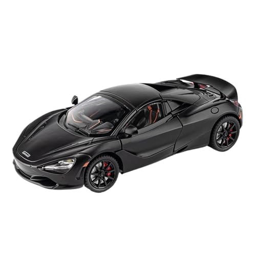 GUOLAIXIANG Für Große 720s Auto Modell Legierung Auto Modell Simulation Sport Auto Ornamente(Black) von GUOLAIXIANG