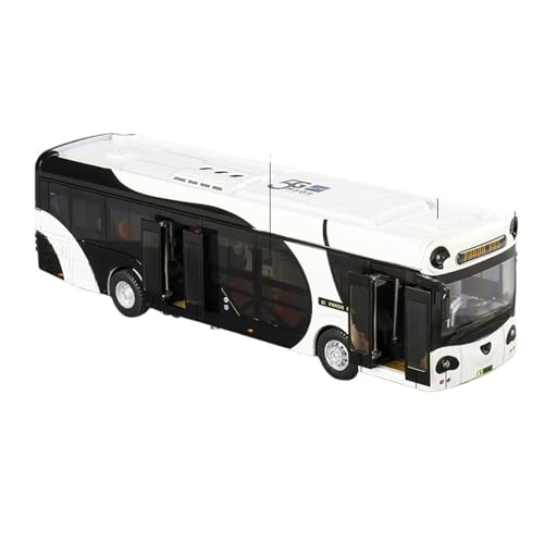 GUOLAIXIANG Für Große Legierung Doppeldecker Cabrio Bus Sightseeing Bus Modell Sammlung Ornament Simulierte Bus Modell Metall Ornament(Black) von GUOLAIXIANG