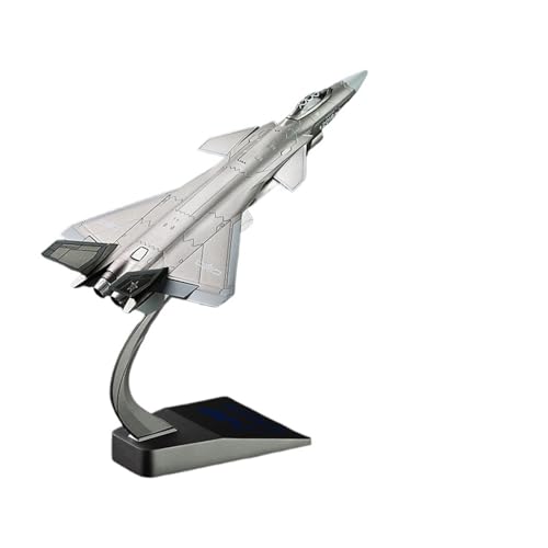 GUOLAIXIANG Für J-20 Modell J20 Kämpfer Simulation Legierung Flugzeug Militärische Macht Nationalen Luftfahrt Modell Ornamente(J20-1:72Silver) von GUOLAIXIANG