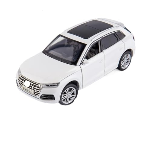 GUOLAIXIANG Für JKM Simulation 1:32Q5 Automodell SUV Limousine Ornament Legierung Modellauto(White) von GUOLAIXIANG