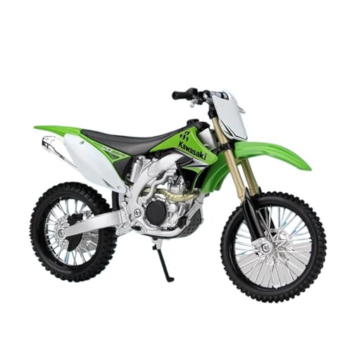 GUOLAIXIANG Für KX450F Off-Road Motorrad Simulation Legierung Motorrad Legierung Motorrad Fertig Legierung Ornamente(Green) von GUOLAIXIANG