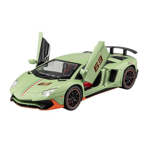 GUOLAIXIANG Für LP780 1:22 Legierung Auto Sound Und Licht Scissor Tür Exquisite Simulation Klassische Sportwagen Sammlung Modell Ornament(Green) von GUOLAIXIANG