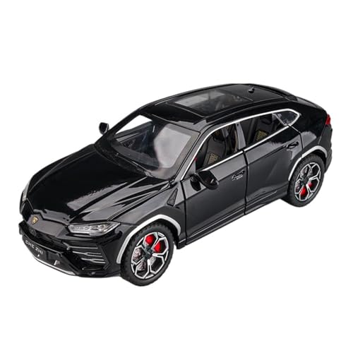 GUOLAIXIANG Für Lambo Bison Modell Simulation Legierung Bull SUV Sport Auto Sammlung Auto Modell(Black) von GUOLAIXIANG