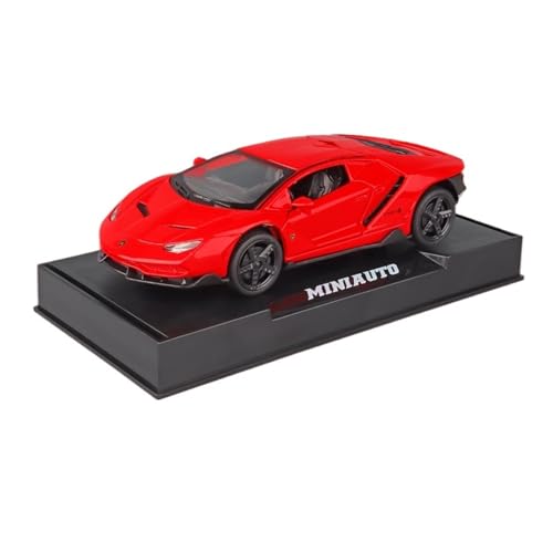 GUOLAIXIANG Für Lamborghini 770 Simulation Legierung Auto Modell Super Sport Auto Modell Ornamente(Red) von GUOLAIXIANG