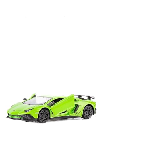 GUOLAIXIANG Für Lamborghini Automodell Simulation Metall Sportwagen Legierung Auto Ornamente(Green) von GUOLAIXIANG