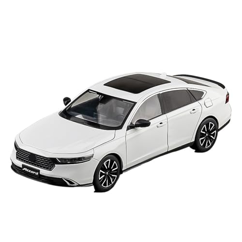 GUOLAIXIANG Für Legierung Auto Modell Metall Sammlung Ornament Simulation Sammlung 1:18 Auto Modell Große Modell Ornament(White) von GUOLAIXIANG