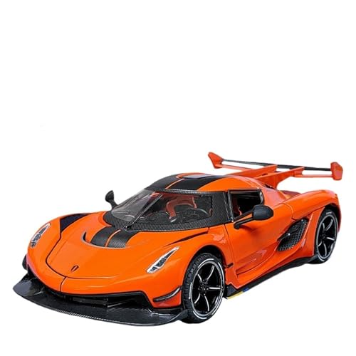 GUOLAIXIANG Für Legierung Super Sport Auto Auto Modell Spielzeug Auto Racing Simulation Modell Sammlung(Orange) von GUOLAIXIANG