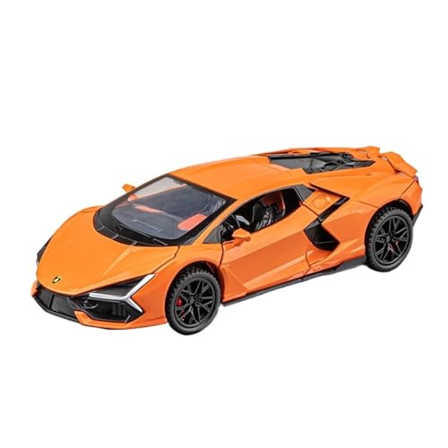 GUOLAIXIANG Für Modell Legierung Auto Modell Simulation Daniu Sport Auto Limitierte Auflage Sammlung Ornamente(Orange) von GUOLAIXIANG