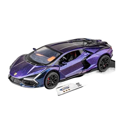 GUOLAIXIANG Für Modell Legierung Auto Modell Simulation Daniu Sport Auto Limitierte Auflage Sammlung Ornamente(Purple) von GUOLAIXIANG