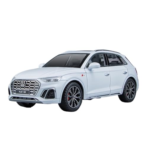 GUOLAIXIANG Für Q5 Auto Nachahmung Echt Legierung Auto Modell Ornamente Neue SUV Auto Sammlung(White) von GUOLAIXIANG