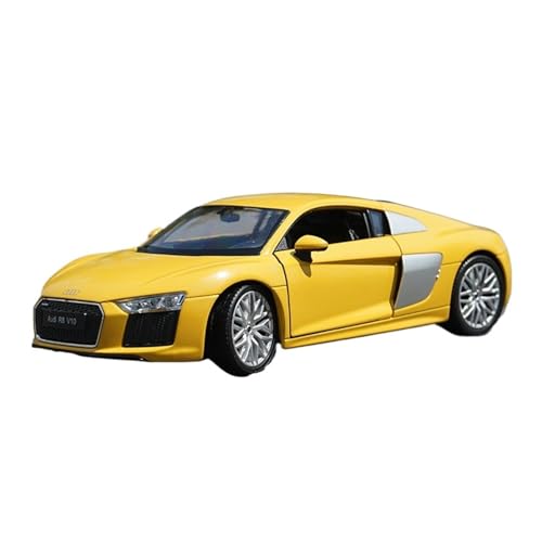 GUOLAIXIANG Für R8 V10 Automodell Supercar Legierung Automodell Ornamente Sammlung(Yellow) von GUOLAIXIANG