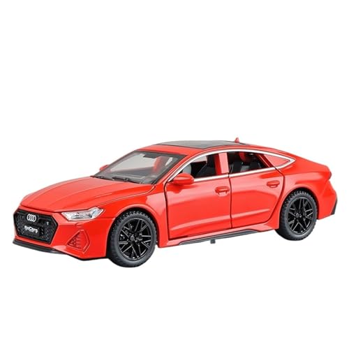 GUOLAIXIANG Für RS7 Modell 1:32 Automodell Ornament Simulation Legierung Sportwagen Sammlung Ornament(Red) von GUOLAIXIANG