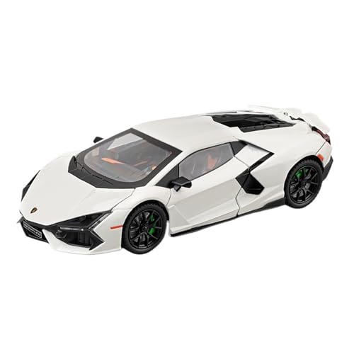 GUOLAIXIANG Für Simulation 1:24 Revuelto Automodell Legierung Sportwagen Sammlung Ornament(White) von GUOLAIXIANG