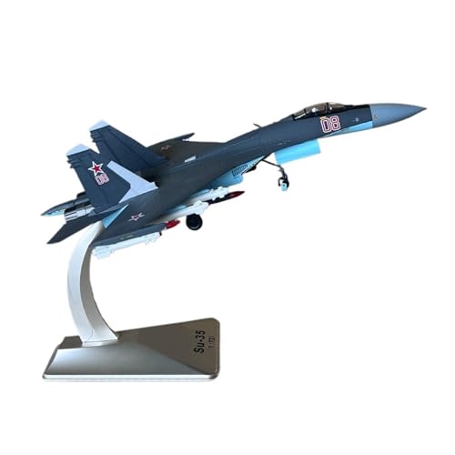 GUOLAIXIANG Für Su-35 Flugzeugmodell Simulation Militärlegierung Modell Russisches SU35 Kampfflugzeug Modell Ornamente(SU35-1:72) von GUOLAIXIANG