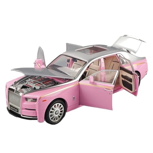 GUOLAIXIANG Für Super Size Phantom Alloy Model Collection Ornament 1:20 Phantom Car Model Metal Ornament Collection(Pink) von GUOLAIXIANG