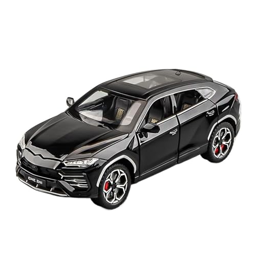 GUOLAIXIANG Für Urus Buffalo Auto Modell Sammlung Ornament Geländewagen Sportwagen Simulation Legierung Auto Modell Ornament(Black) von GUOLAIXIANG