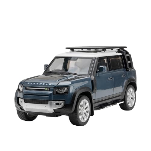 GUOLAIXIANG Spielzeug 1/18 Legierung Auto Modell Lenkung Stoßdämpfer Spielzeug Simulation Auto Modell Sammlung Für Große Größe Defender(Blue 01) von GUOLAIXIANG