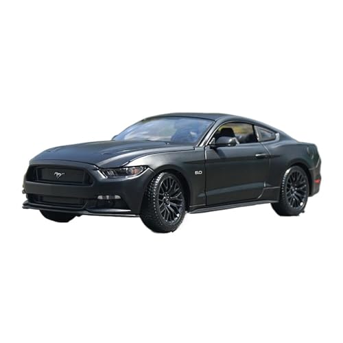 GUOLAIXIANG Spielzeug 1:18 Für 2015 Ford Mustang GT Legierung Auto Modell Lenkung Stoßdämpfer Spielzeug Simulation Auto Modell Sammlung(Black) von GUOLAIXIANG