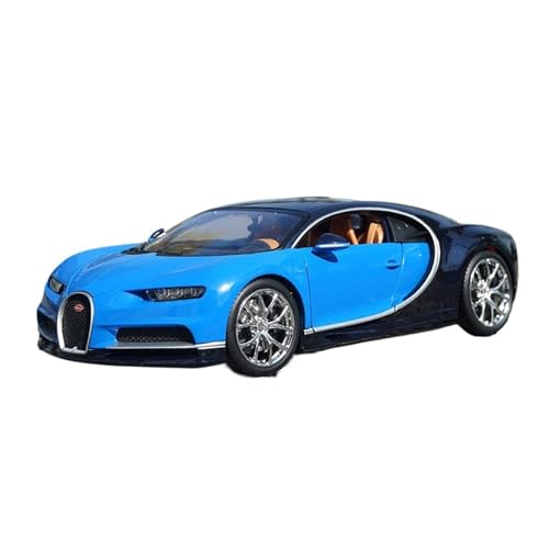 GUOLAIXIANG Spielzeug 1:18 Für Chiron Legierung Auto Modell Lenkung Stoßdämpfer Spielzeug Simulation Auto Modell Sammlung(Blue) von GUOLAIXIANG