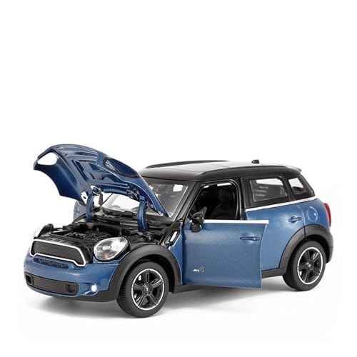 GUOLAIXIANG Spielzeug 1:24 Für Mini Countryman Legierung Auto Modell Simulation Statische Metall Schiebe Spielzeug(Blue) von GUOLAIXIANG