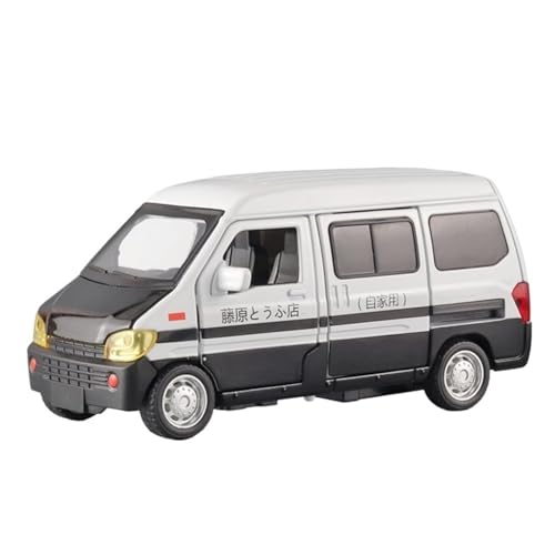 GUOLAIXIANG Spielzeug 1:32 Für WULING HONGGUANG Automodell Pull Back Autospielzeug Mit Sound Und Licht Zinklegierung Karosserie(White) von GUOLAIXIANG