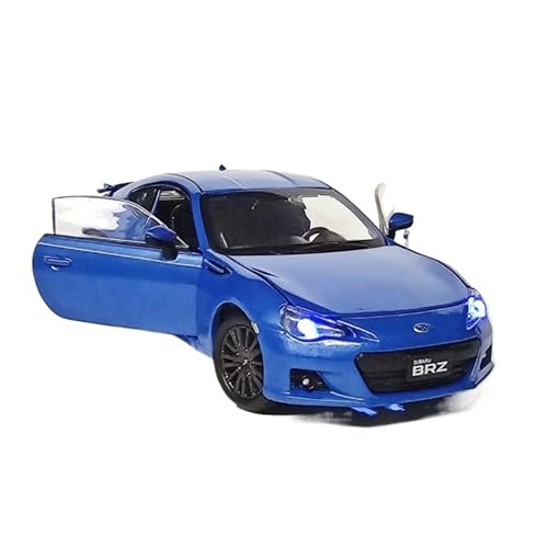 GUOLAIXIANG Spielzeug 1:32 Simulation Auto Modell Sammlung Legierung Für Subaru BRZ Auto Modell Lenkung Stoßdämpfer Spielzeug(Blue) von GUOLAIXIANG